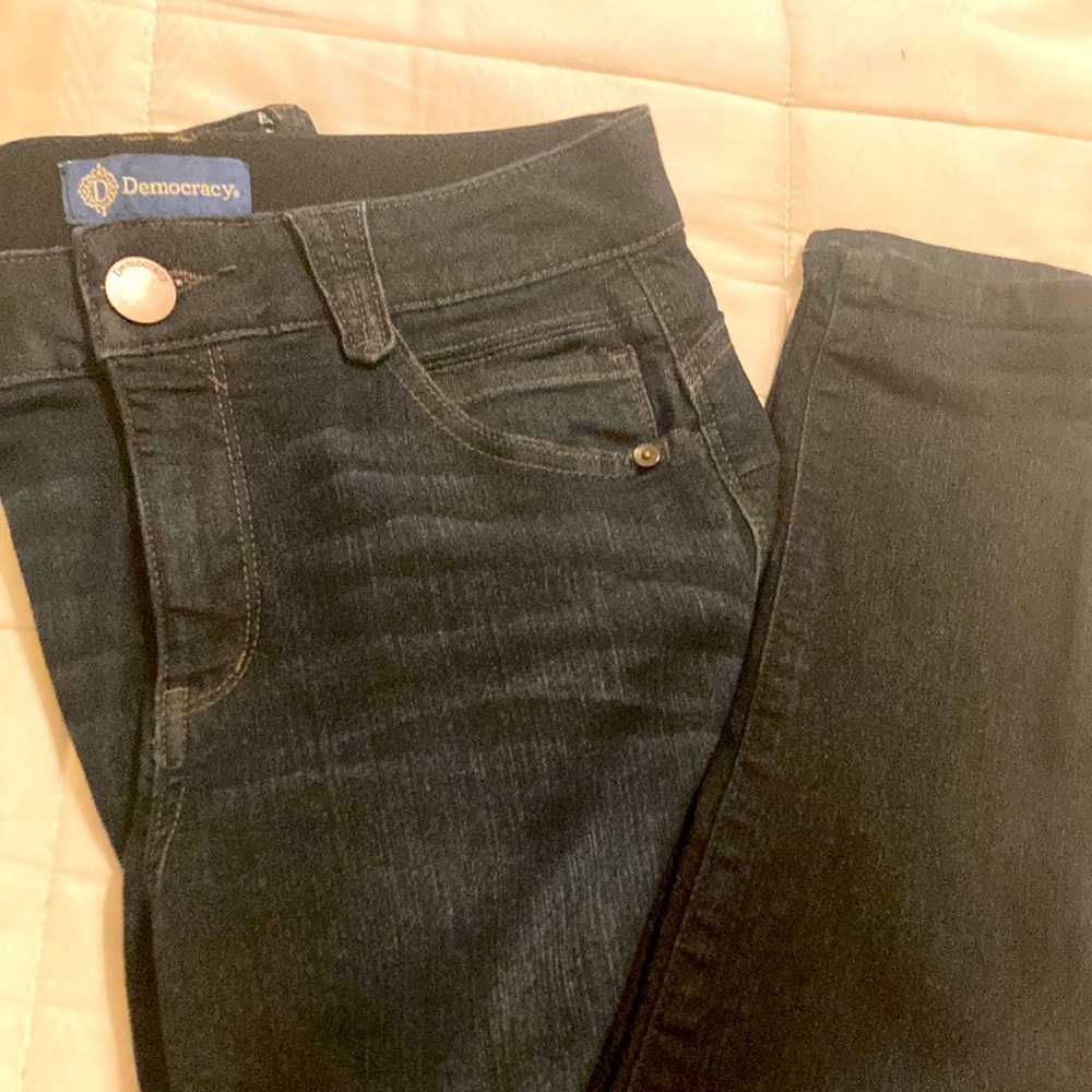 Democracy skinny jeans, “Ab” solution